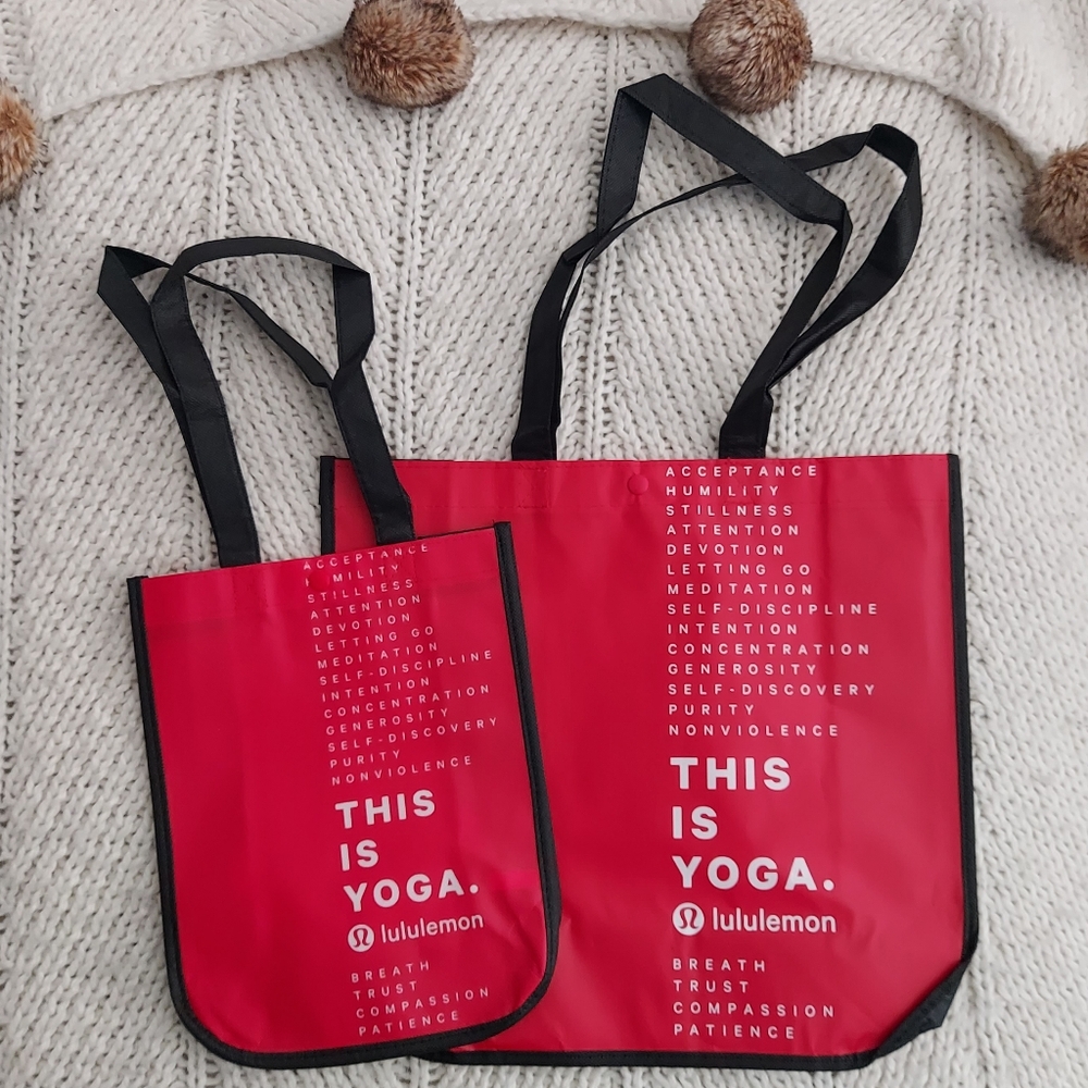 LULULEMON Reusable Tote Set